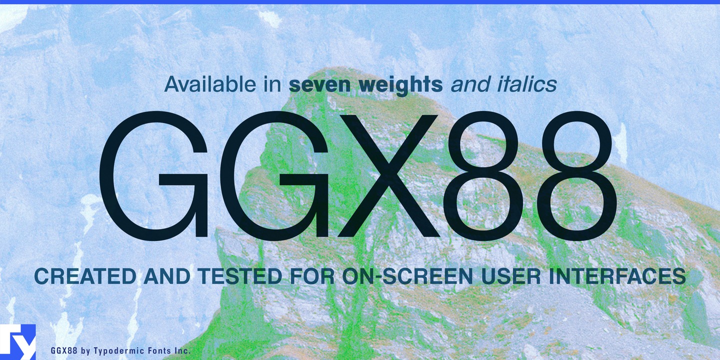 Ejemplo de fuente Ggx88 Bold